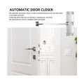 Automatic Adjustble Spring Rod Door Closer Heavy Duty In Silver Colour. 