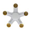5 in 1 E27 Heads Lamp Bulb Holder Light Base LED Converter Adapter Socket Splitter. 