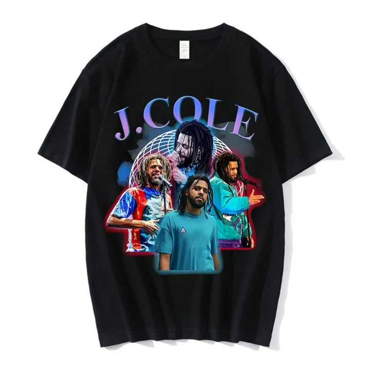 Hip Hop Rapper J Cole Graphic Print T-Shirts Men Women Harajuku Casual ...