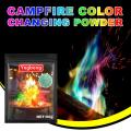 【ZOSR】Magical Flames Mystical Fire Flame Color Color Fire Camping Accessories For Campfire Bonfire Outdoor Fireplace 50g wonderful. 