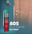 PU Foam Spray 750ml Crack Filler Foam/ Foam Chemical/ Foam Insulation. 
