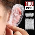 50/100Pcs Disposable Ear Protector Cover Caps Waterproof Hair One-off Earmuffs Styling Tools Bath Shower. 