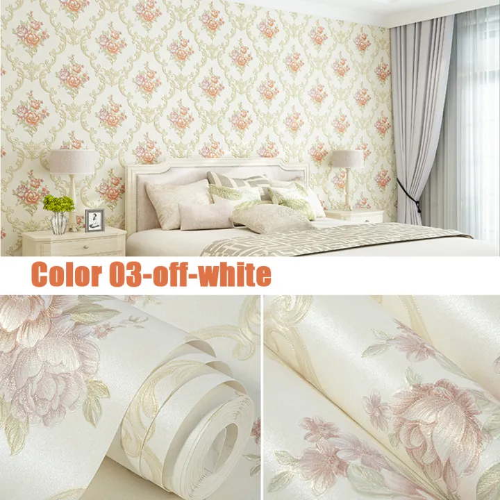 3D%20Modern%20Flower%20Solid%20Wall%20Stickers%20Removable%20Self%20Adhesive%20Wallpaper%20Bedroom%20TV%20Background%20Wall%20Room%20Decor%20-%20Image%202
