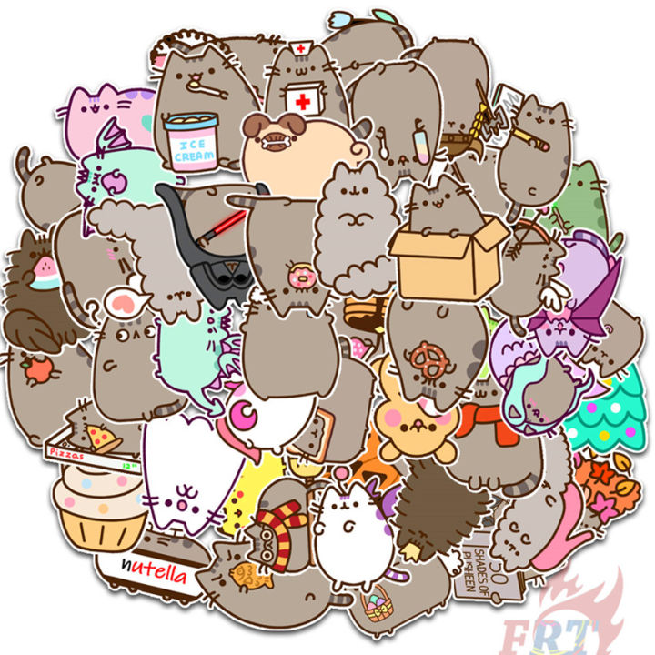 ❉ I Am Pusheen The Cat Series 01 Anime Cat Stickers ❉ 50Pcs