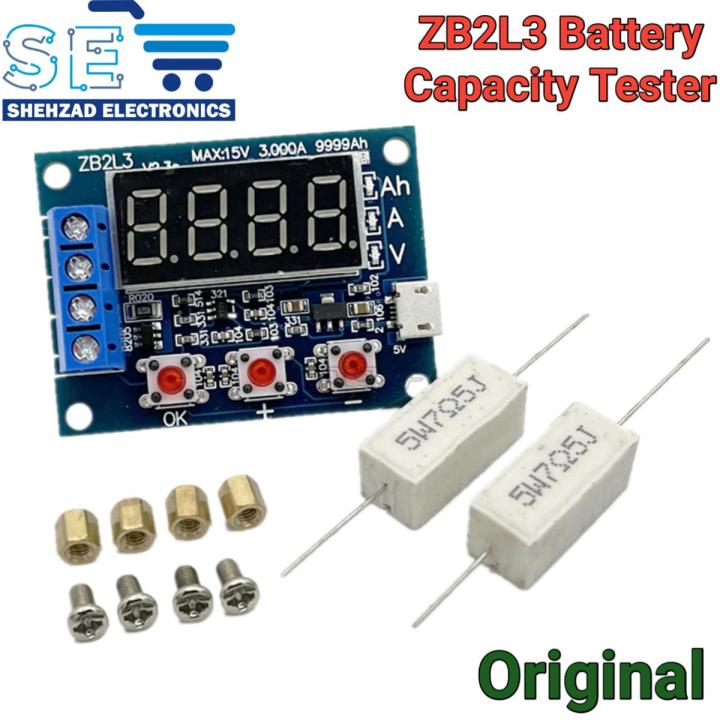 ZB2L3 1.2v 12v 18650 Lithium Battery Capacity Tester Battery Discharge Tester Module