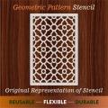 Reusable Wall Painting Stencil for DIY Home Décor Craft and Canvas Art Template for Album and Wall Designs. 