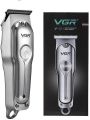 VGR V-071 Professional Rechargeable Metal Electric Hair Clipper Cordless Hair Beard Trimmer. 