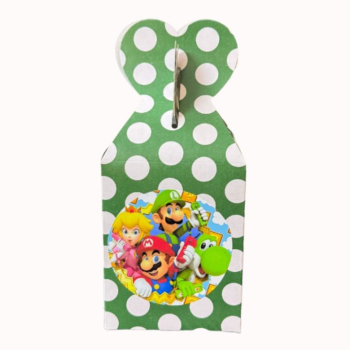 SUPER MARIO THEME GOODY BOXES - PACK OF 10 GIFT BOX - SUPER MARIO GOODY BOX - SUPER MARIO GIFT BOX