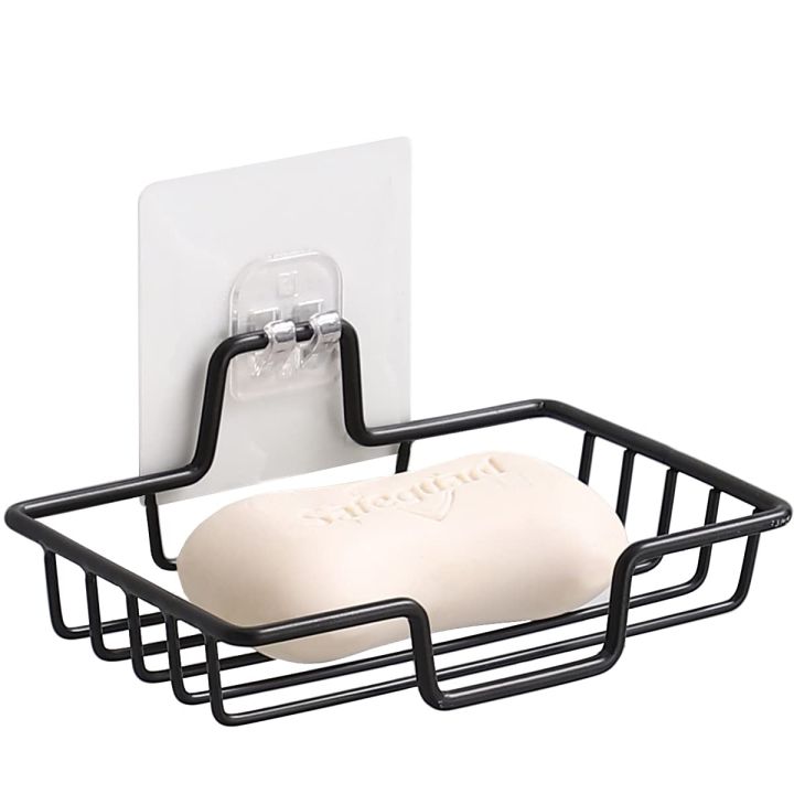 Self-Adhesive Stainless Steel Soap Dish - Wall Mounted Holder For Shower, Kitchen, Bathroom, No Drilling Needed