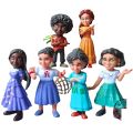 Disney Encanto Movie Cartoon Figure Models 6Pcs/set Encanto Mirabel Action Toy Figures 10Cm Q Version Cake Ornaments Decorate. 