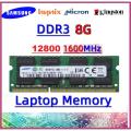 DDR3 8GB LAPTOP RAM PC3L 12800 1600 MHZ Branded Original. 