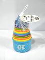 Toys Stacking Cups 1 till 10 model number 617 for kids Education Learning and Fun Rainbow Cups Stacking Tower Mini Bear Toy Gifts. 