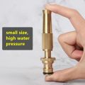 Water Nozzle Garden Spray 4 Mode High Pressure Direct Nozzle Booster Adjustable Hose Nozzle Garden Brass Spray Nozzle Hose Nozzle Spray Adapter. 
