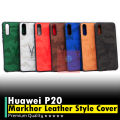 Huawei P20 Back Cover Soft Leather Markhor Style Case For P20. 