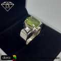 Natural Peridot Stone Ring , Handmade Peridot Ring , 925 Silver Ring With Peridot Gemstone. 