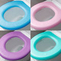 Waterproof silicone toilet seat foam toilet seat washer cover sticker toilet cover household winter four seasons universal net red. 