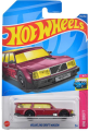 Original Hot Wheels Volvo 240 Drift Wagon Dark Red HW Drift. 
