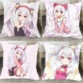Azur Lane Pillow Ship Mother Lafite Anime Surrounding Pillow Two-Dimensional Pillowcase Men and Women Birthday Gift Cushion. 