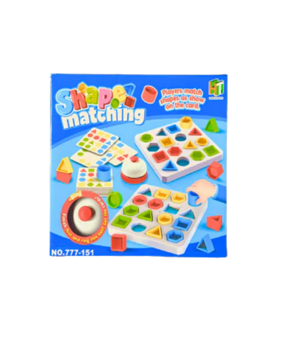Shape Matching Educational Toy Set - Colors & Geometry Game | Daraz.pk
