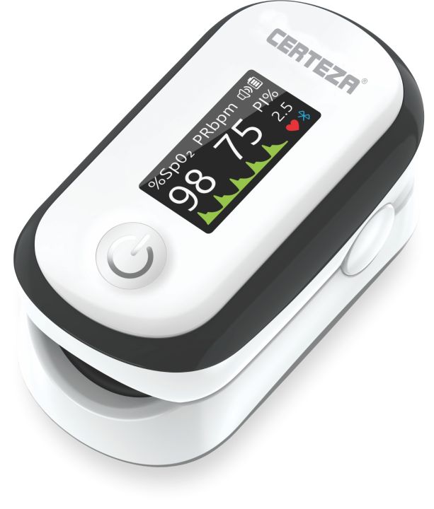 Certeza PO 908-Finger Pulse Oximeter - White