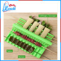 Online Karachi Barbecue Meat Skewer Device Machine BBQ Meat String Device Quick Portable Meat Skewer. 