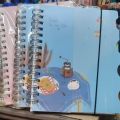 5-Subject Notebook with Dividers Index Tabs, Small Spiral Double Wiro Bind Ruled Notebooks for Women Students Teens Office School, 190 Pages Lined Paper, Green-A5 Size(5.7x8.27inch). 