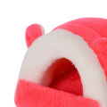 Hamster Bed Hand Washable Super Soft Pet Accessories Winter Small Animal Cushion Nest for Rodent. 