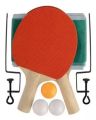 Table Tennis Racket Set With Net And Three Balls For Children, Kids. 
