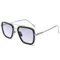 Iron Man Glasses Tony Stark Sunglasses Peter Parker Edith Glasses With Leatherite Cover Box. 
