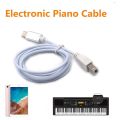 USB Type B Midi Cable To Type C Connector, Adapter Cable, Piano Audio Cable. 