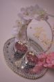 engagement ring platter/ ring plate/ customize ring plate with names/ with 2 ring boxes. 