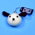 Puppy - collectibles handmade / handwoven / amigurumi crochet keychain /key chain - bag hanging accessories for kids - boys and girls. 