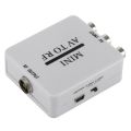 RCA / A / V Composite Video Cable to RF / Coaxial / Coaxial Converter HDMI-Compatible Modulator TV. 