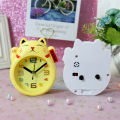 Fashion lazy people wake up the alarm clock room to work bedside cartoon boys and girls bell small clock. 