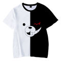 Anime Game T-shirt Danganronpa Monokuma 3D print streetwear men women fashion oversize T shirt Harajuku kids boy girl tees tops. 