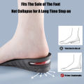 Invisible Height Increase Insole Cushion Height Adjustable Shoe Heel Insoles Insert Taller Support Shock Absorptiont Foot Pad. 