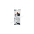 6 Pcs Professional Angular Paint Brush Water Color Oil Acrylic Artist Paint Brush - High Quality Brushes. 