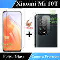 2-in-1 Combo Pack For Xiaomi Mi 10T - Tempered Glass Screen Protector, Back Camera Protector. 