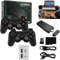 Wireless Retro Game Console, New Game Stick Lite 2025 Best Childhood Memories, Plug and Play Video Game Stick Built in 20000+ Games,9 Emulator Console, Dual 2.4G Wireless Controllers,4K HDMI Output with Stick (2 Controller, 1 Game Stick). 