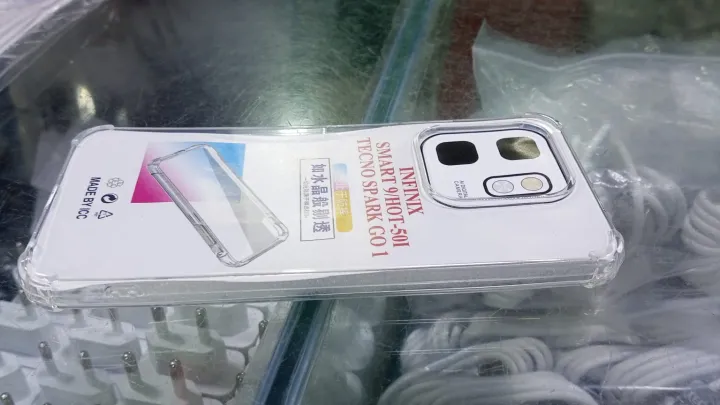 Infinix%20Smart%209%20/%20Hot%2050%20I%20/%20Techno%20Spark%20Go%201%20Case,%20Soft%20TPU%20Back%20Cover%20Shockproof%20Silicone%20Bumper%20Anti-Fingerprints%20Full-Body%20Protective%20Transparent%20Jelly%20Case%20Cover%20-%20Image%204