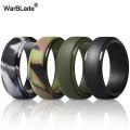 Men Silicone Rings Hypoallergenic Flexible Sports Antibacterial Wedding Rubber Bands 8mm Food Grade FDA Silicone Finger Ring. 