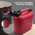 5L Car Fuel Tank Spare Plastic Petrol Gas Container for Car Travel. 