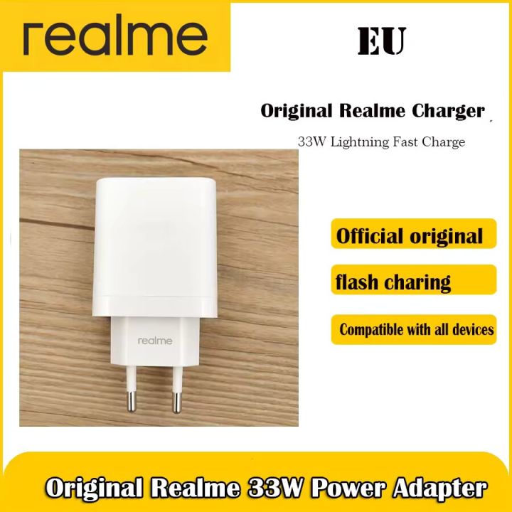 REALME 33W&45W&80W SUPERVOOC CHARGER 100% GENUINE ADAPTER AND CABLE COMPATIBLE WITH OPPO-ONEPLUS 33W -45W -80W Original Supervooc SUPERVOOC 2.0 Superdart