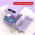 masber 20000mah with 4 Cable Small Powerbank mini Type C Micro IP Kecil Pawer Bank Digital Display. 