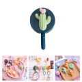 【Footprint】 1Pc Cute Wall Hooks Key Holder Door Hanging Plastic Self Adhesive Wall Hanger Cartoon Fruits Shape Hook For Kids Room Home Decor. 