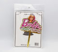 BARBIE CAKE TOPPER FOR CAKE DECORATION IN CARDBOARD MATERIAL. 