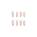 24Pcs Pink White Fake Nails with Glue DIY Wearable Nails Stylish Pattern Artificial Nails. 