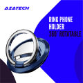 AzaTech Luxury Spin Rotatable Phone Ring Holder 360 Degree Magnet Metal Finger Ring Smartphone Socket For Magnetic Stand Grip Rotating Mobile Car Mount Back Sticker Pad Universal Bracket Cell Rings. 
