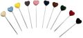New Hijab Pins Heart Shape Pins Muslim For Women Abaya Safety Scarf Pins Hijab Pins Mixed Color. 