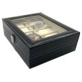 Premium Quality 10 Grids Watch Box PU Leather Watch Display Case Storage Box Organizer Watch Jewelry Display Box. 